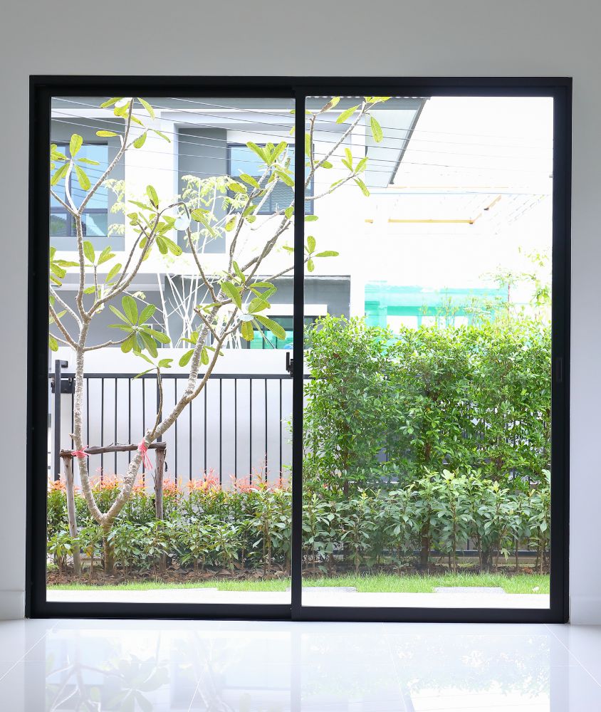 porta de vidro em Franca